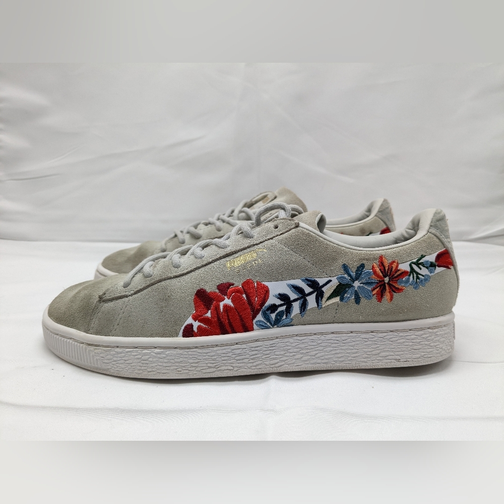 PUMA Hyper Embellished Suede Sneaker